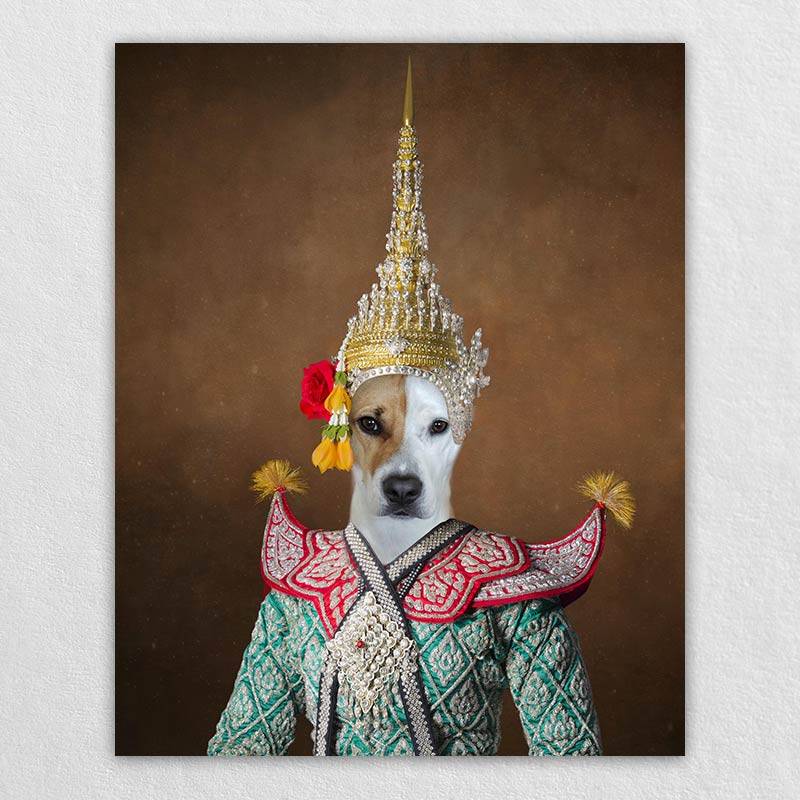 Dancer Cat Royal Portrait Vintage Dog Prints