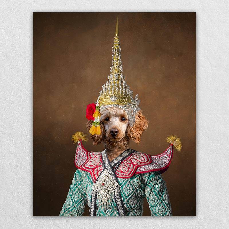 Dancer Cat Royal Portrait Vintage Dog Prints