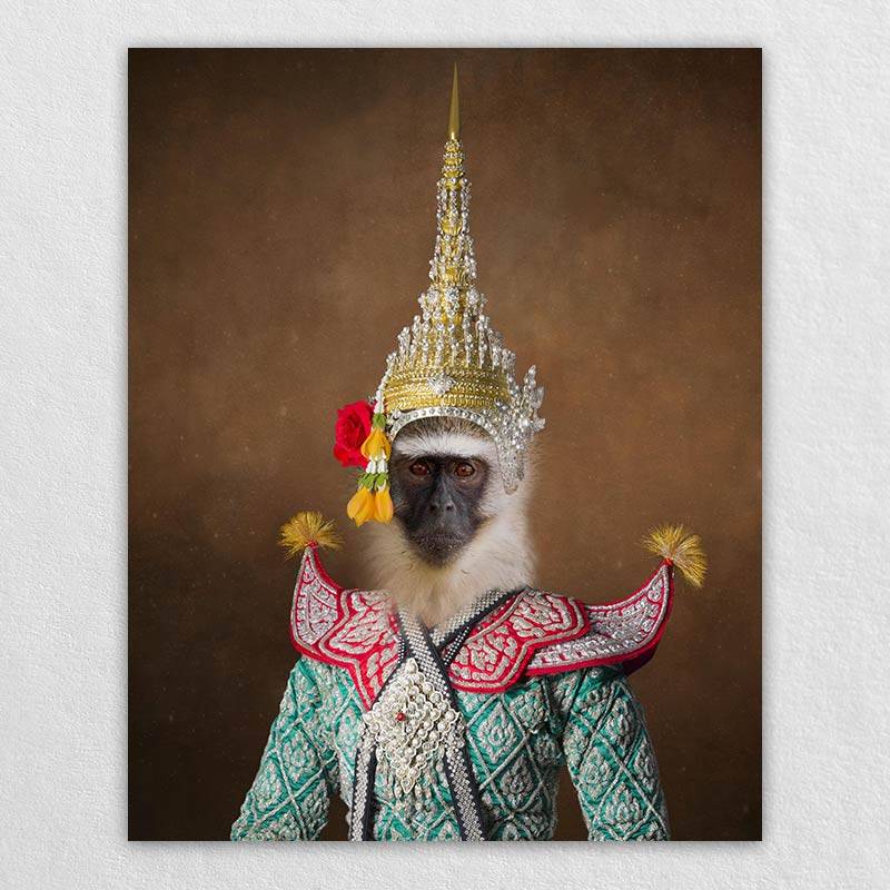 Dancer Cat Royal Portrait Vintage Dog Prints