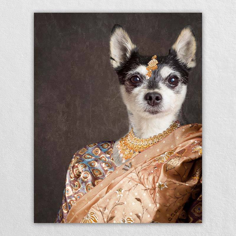 Sari Dog Cat Portraits Drawings Custom Made Gifts