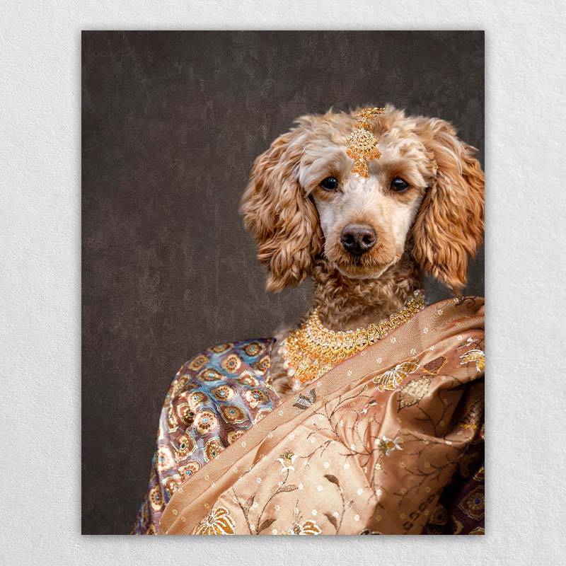 Sari Dog Cat Portraits Drawings Custom Made Gifts