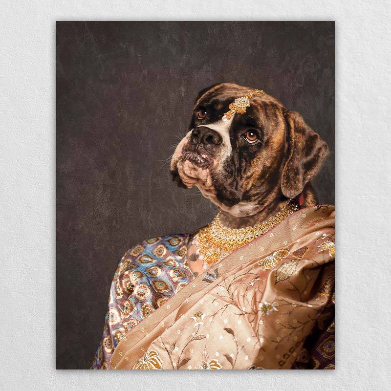 Sari Dog Cat Portraits Drawings Custom Made Gifts