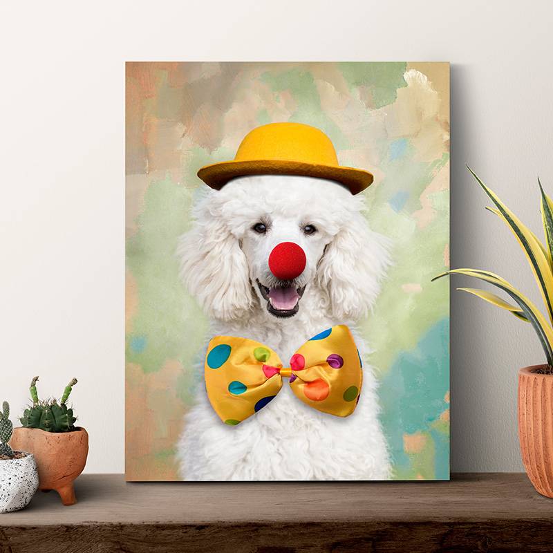 Colorful Dog Painting Custom Housewarming Gifts