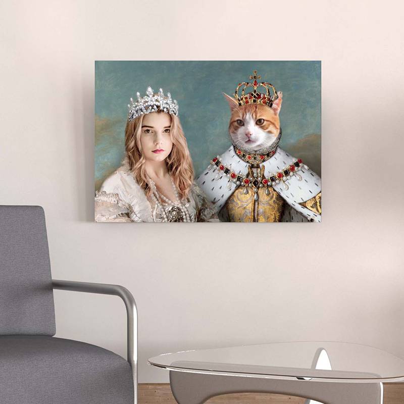 Queen Portrait Pet And Owner Royal Portraits