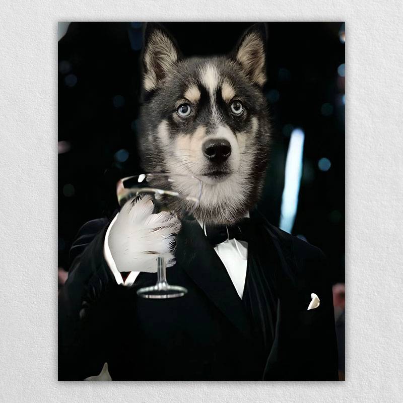 Novelty Pet Portraits Of Animals In Suits