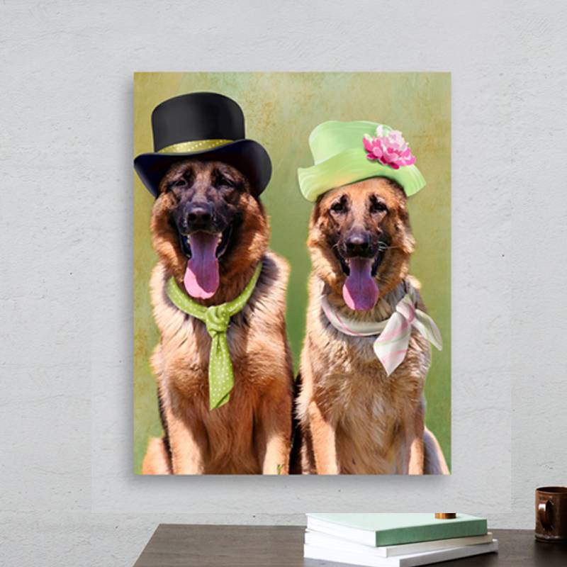 Best Custom Pet Portraits Personalised Canvas Art