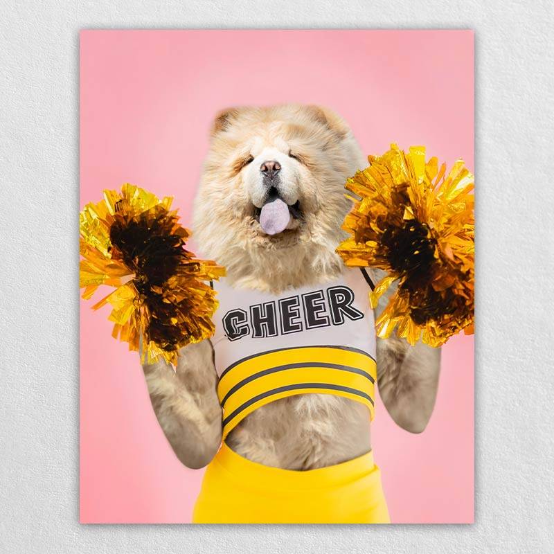 Turn Pet Into A Cheerleading Pet Drawing