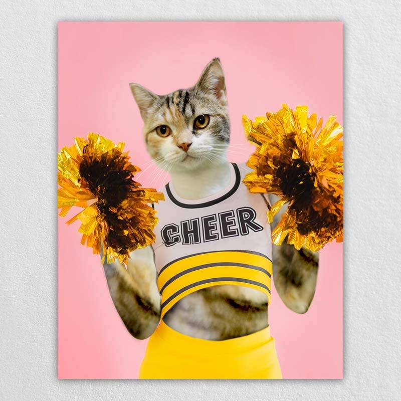 Turn Pet Into A Cheerleading Pet Drawing