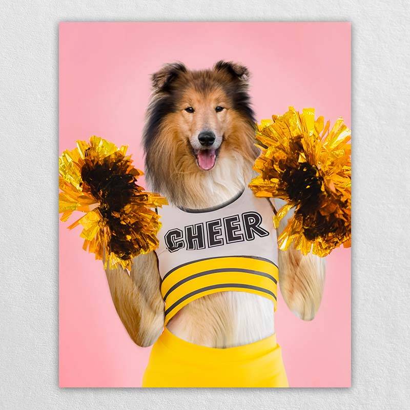 Turn Pet Into A Cheerleading Pet Drawing