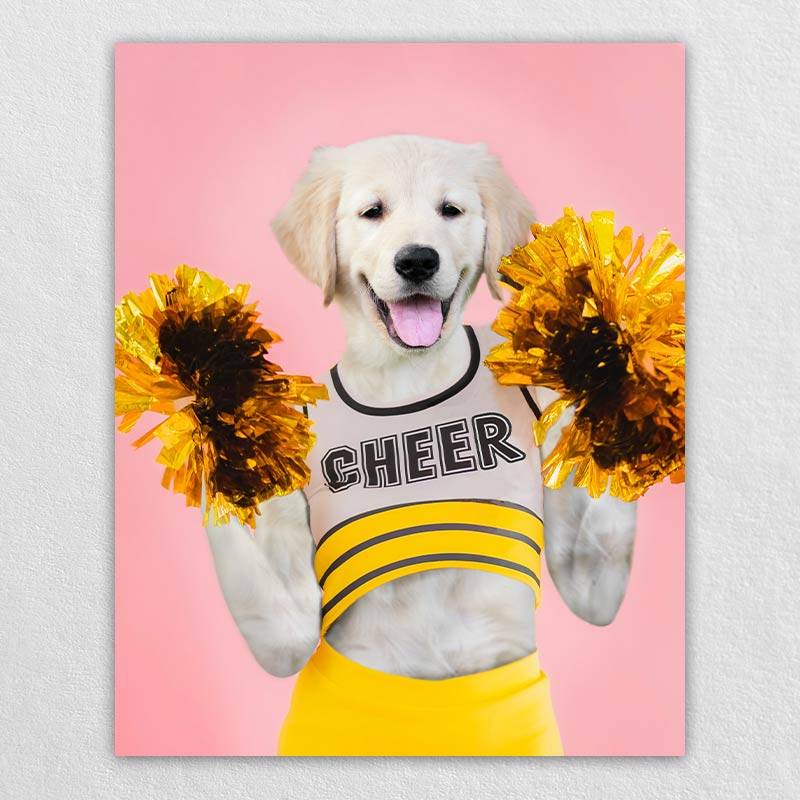 Turn Pet Into A Cheerleading Pet Drawing