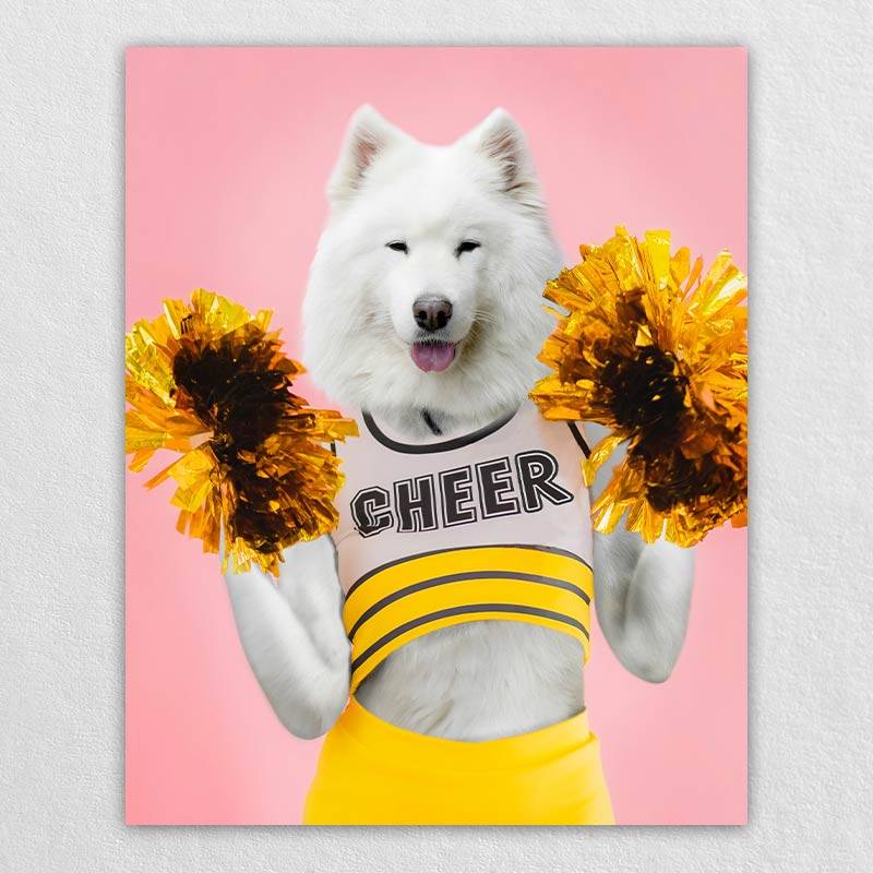 Turn Pet Into A Cheerleading Pet Drawing