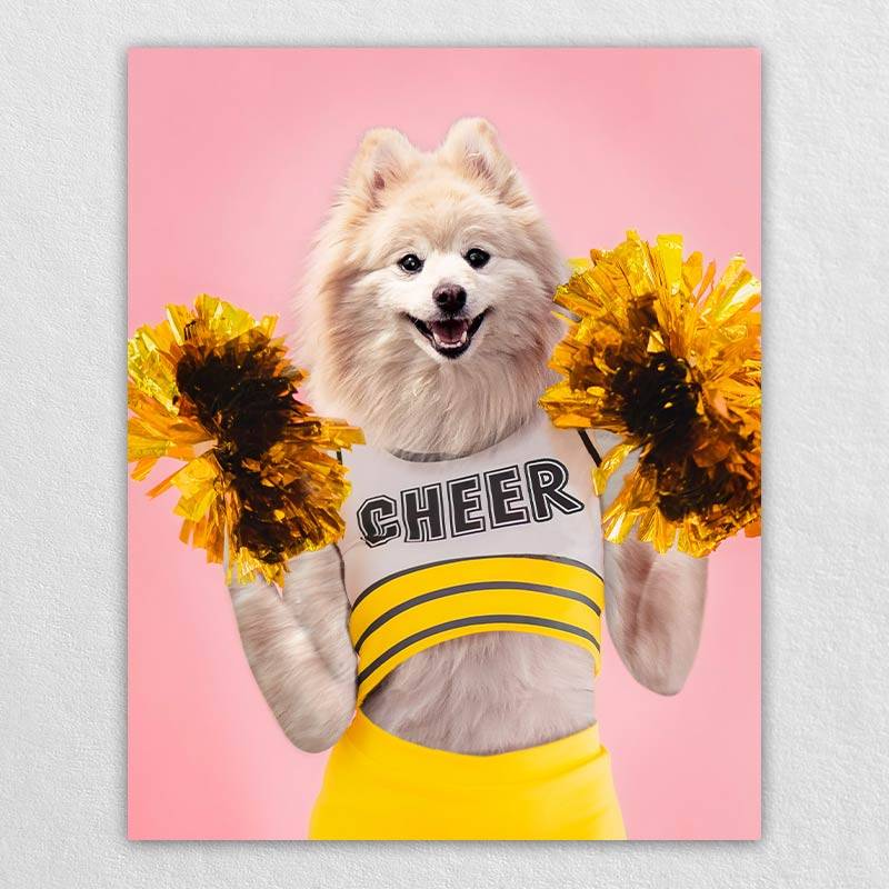 Turn Pet Into A Cheerleading Pet Drawing