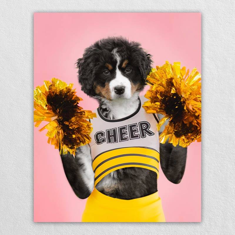 Turn Pet Into A Cheerleading Pet Drawing