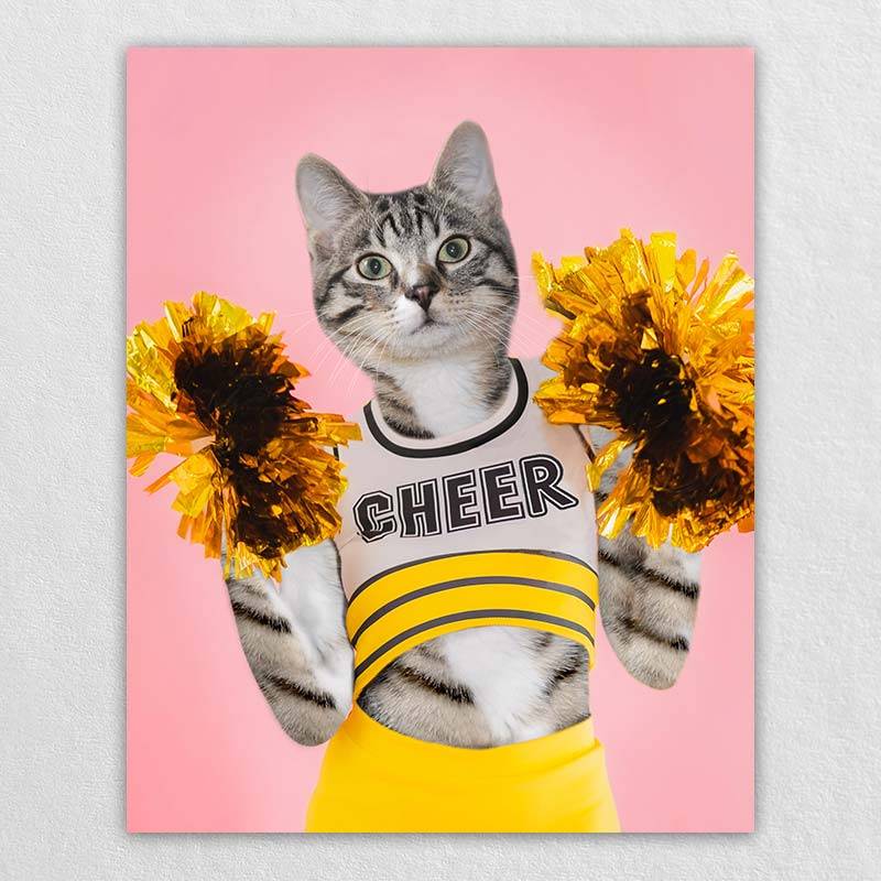 Turn Pet Into A Cheerleading Pet Drawing