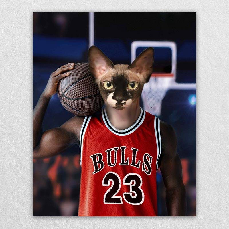 Slam-Dunk Specialist Pet Dog Custom Painting