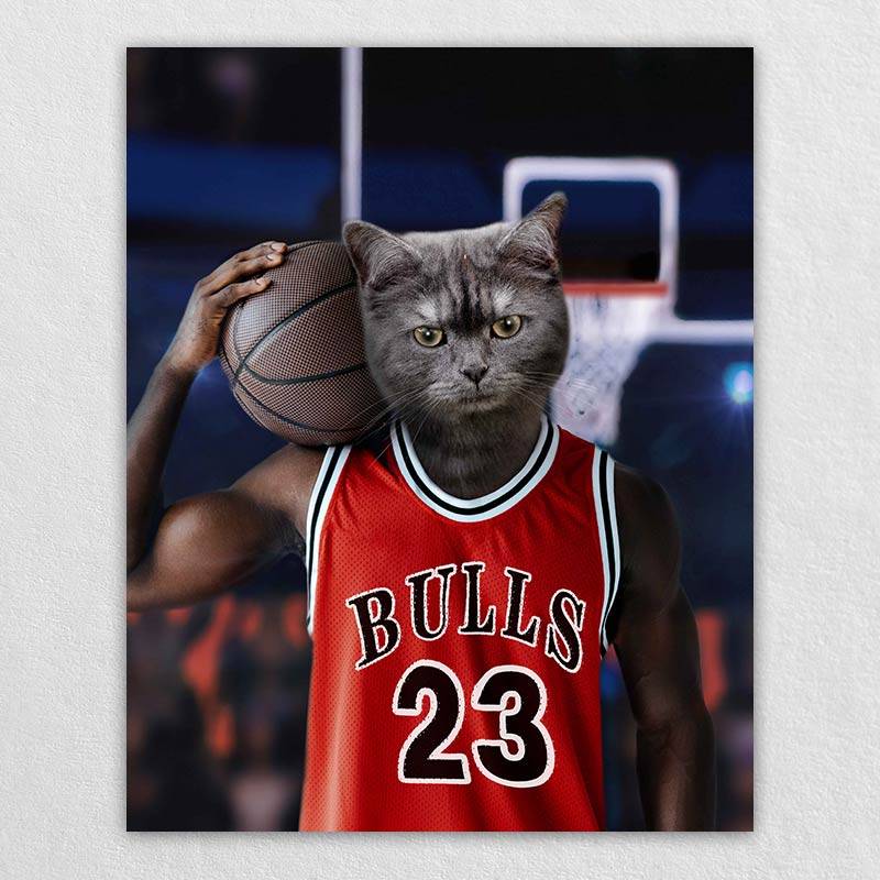 Slam-Dunk Specialist Pet Dog Custom Painting