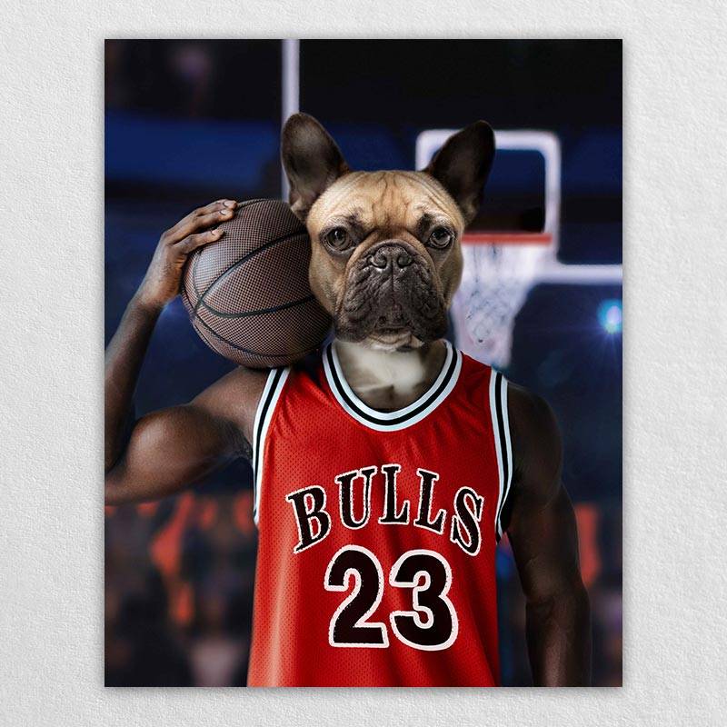 Slam-Dunk Specialist Pet Dog Custom Painting