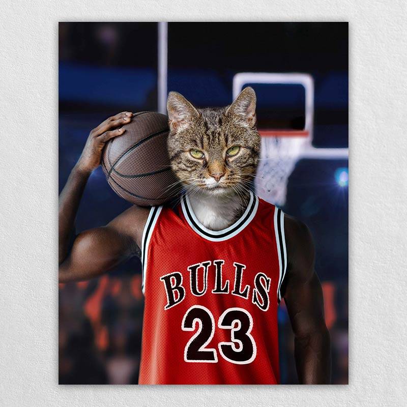 Slam-Dunk Specialist Pet Dog Custom Painting