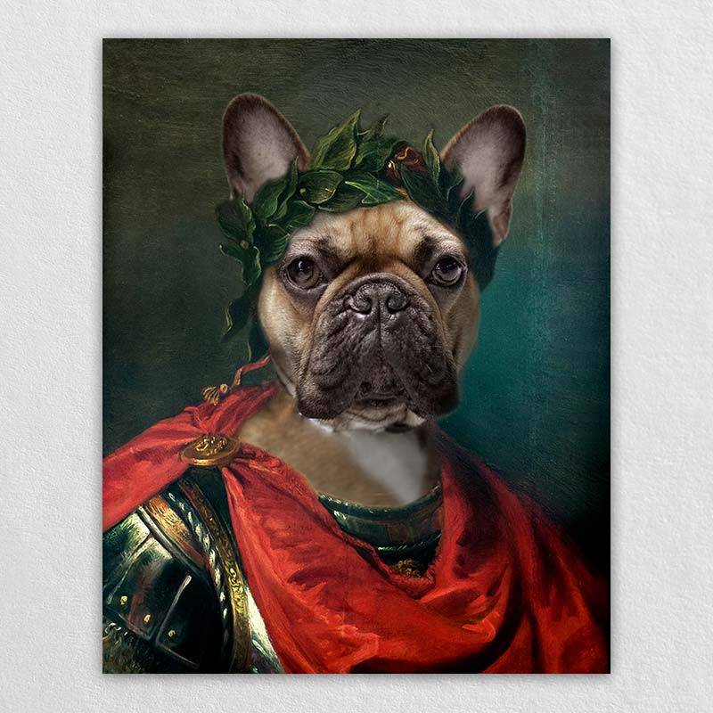 Julius Caesar Pet Dog Painting Royalty