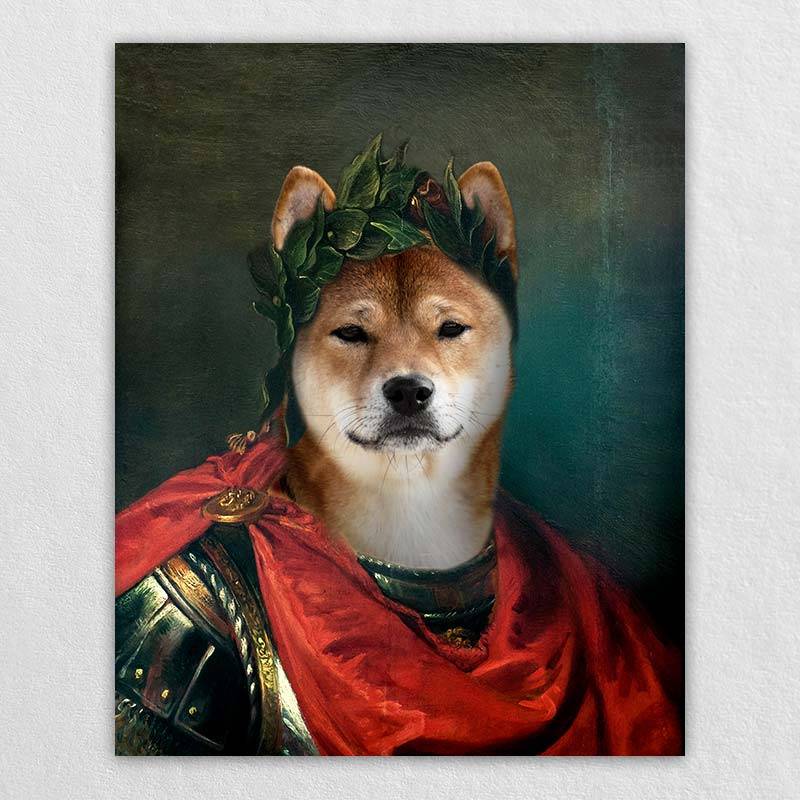 Julius Caesar Pet Dog Painting Royalty