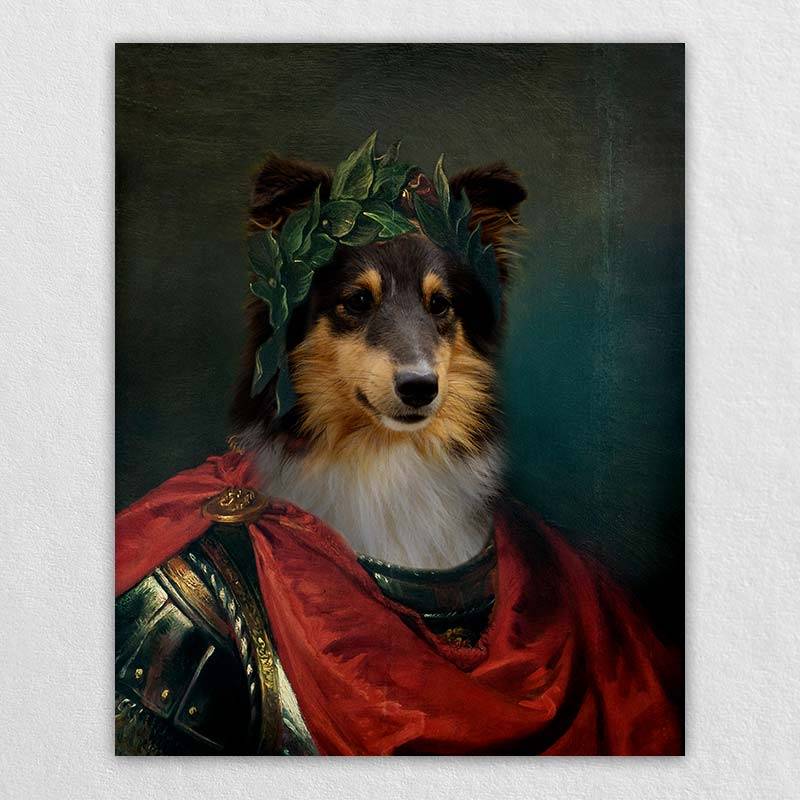 Julius Caesar Pet Dog Painting Royalty