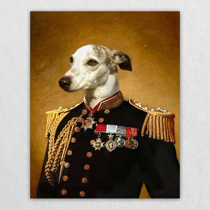 The Admiral Custom Pet Canvas