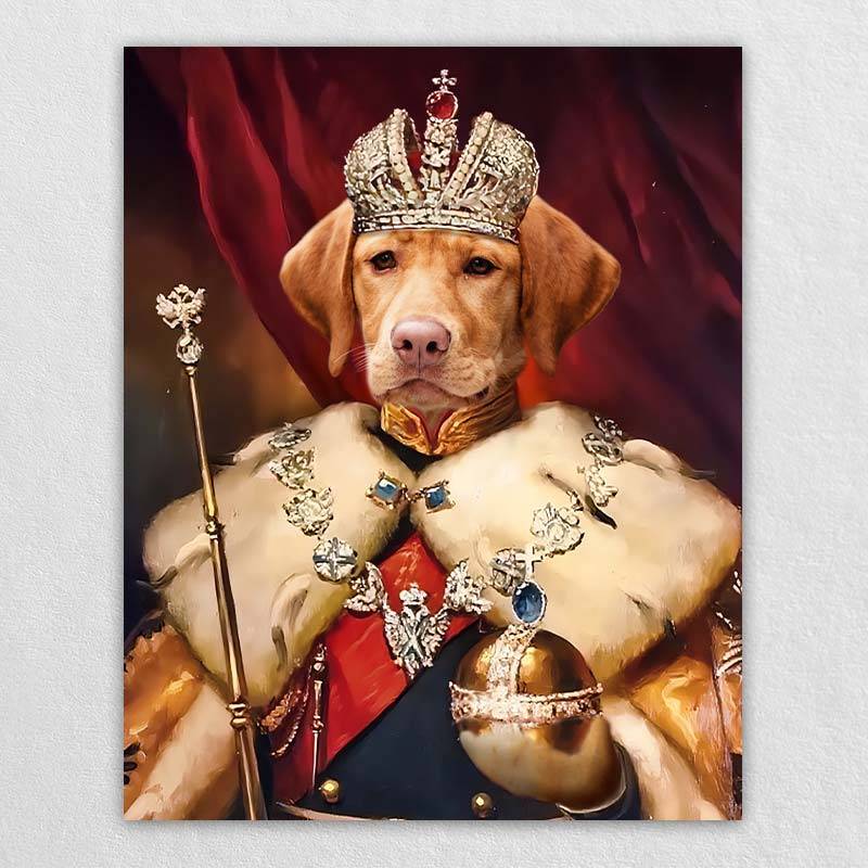 Custom King Pet Portraits