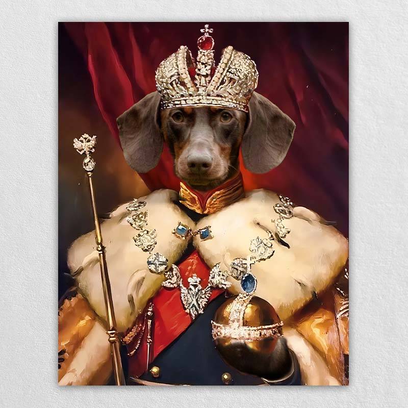 Custom King Pet Portraits