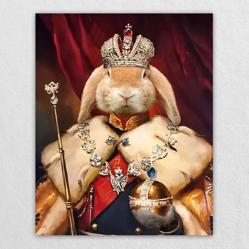 Custom King Pet Portraits