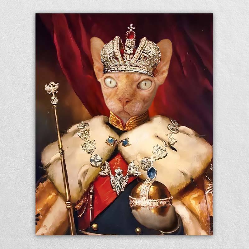 Custom King Pet Portraits