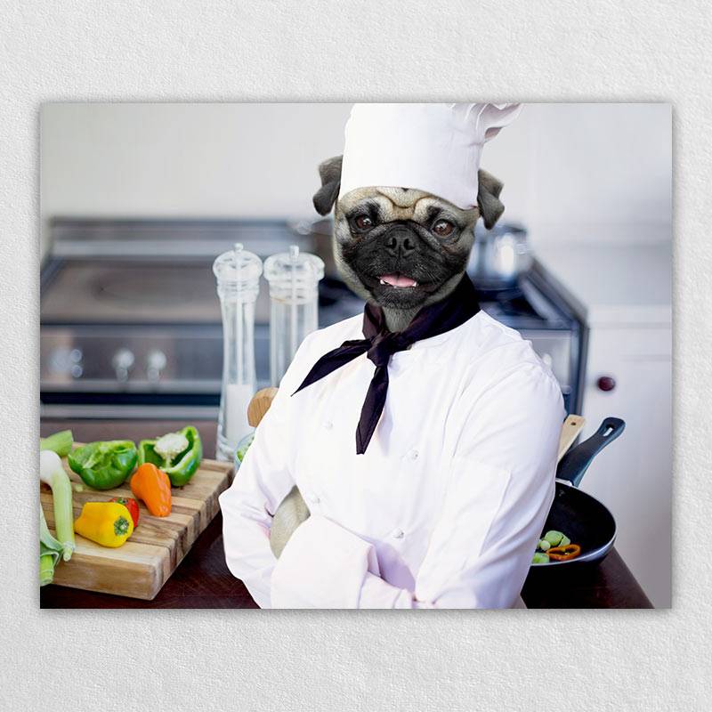 Chef Pet Character Portraits