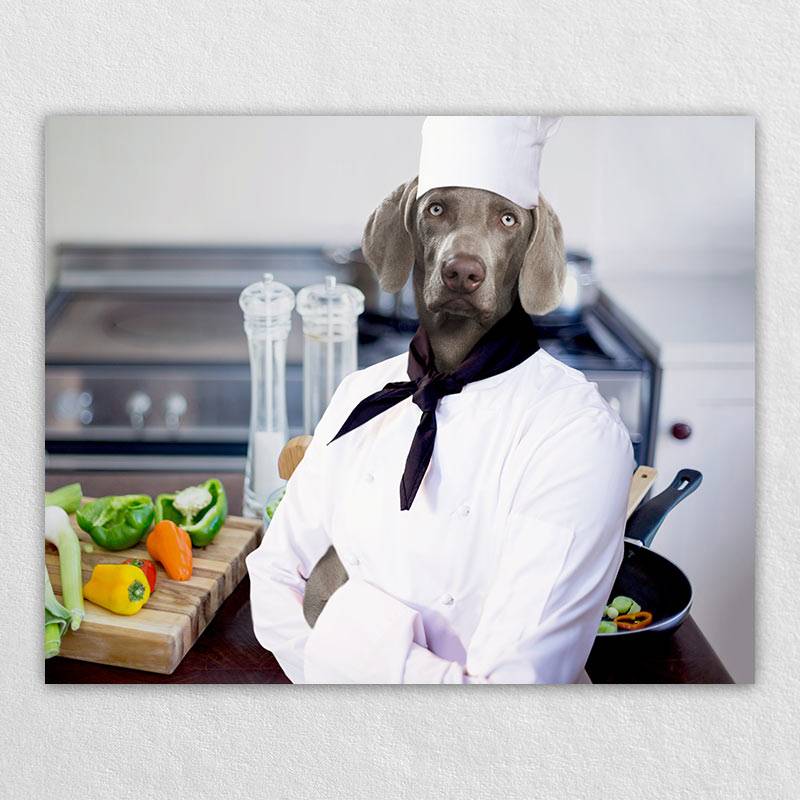 Chef Pet Character Portraits