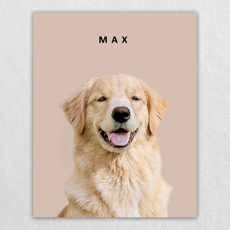 Purely Pet Portraits Pet Canvas