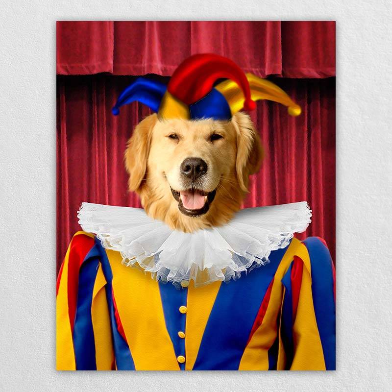 Funny Dog Wall Art Pet Canvas