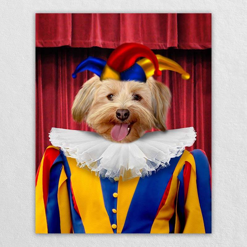 Funny Dog Wall Art Pet Canvas