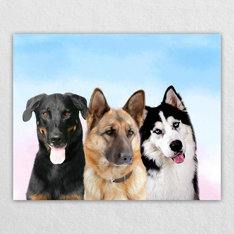 Custom Cat And Dog Wall Art