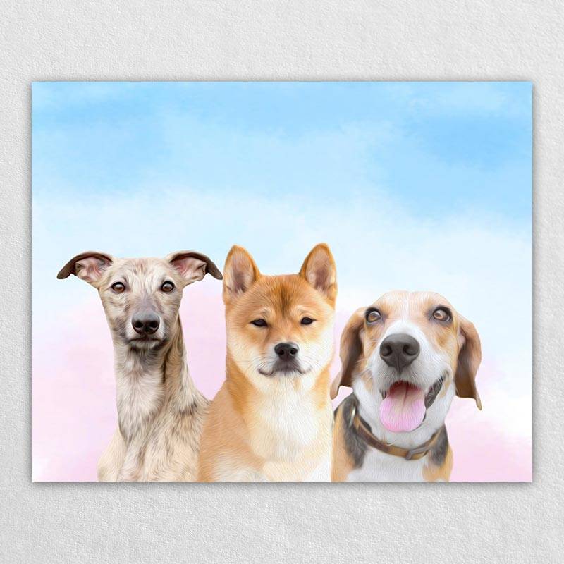 Custom Cat And Dog Wall Art