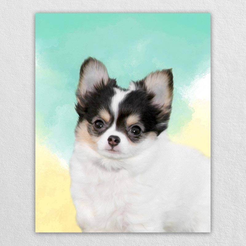 Affordable Pet Portraits Pet Canvas