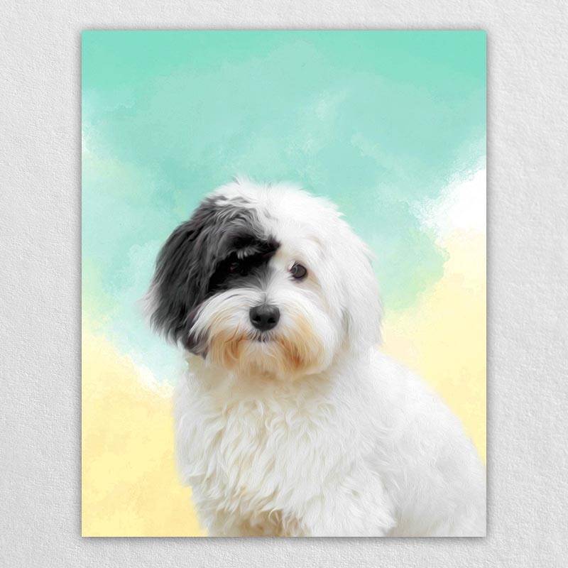 Affordable Pet Portraits Pet Canvas