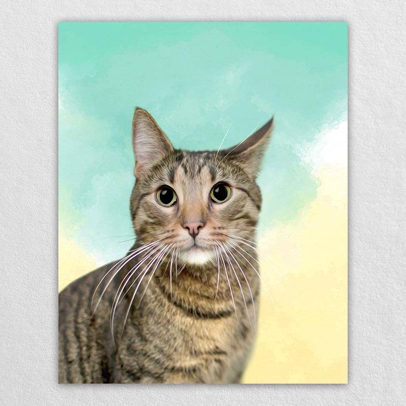 Affordable Pet Portraits Pet Canvas