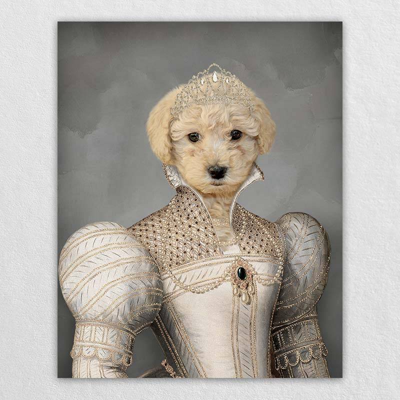 Pet Renaissance Art Pet Portrait Canvas