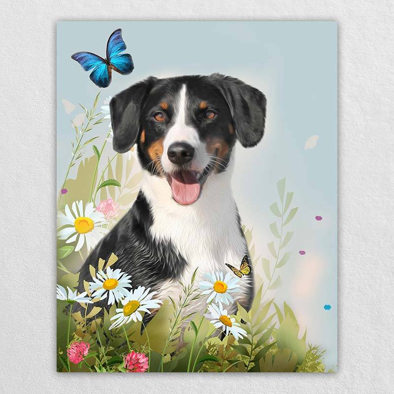 Turn Your Dog Pet Into A Portrait