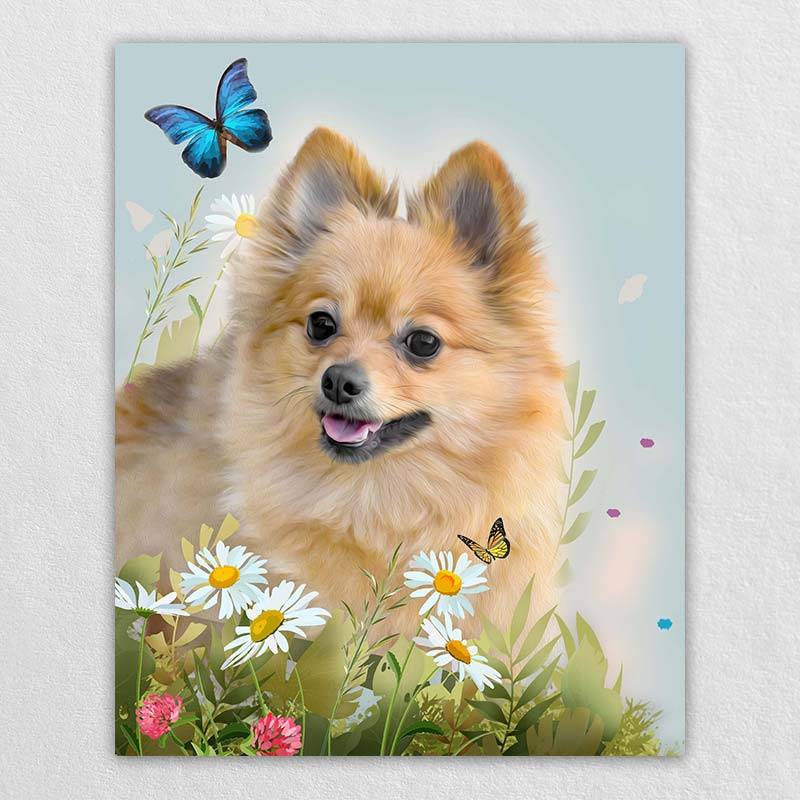 Turn Your Dog Pet Into A Portrait