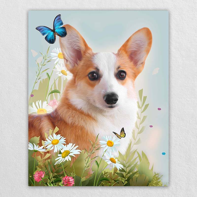 Turn Your Dog Pet Into A Portrait