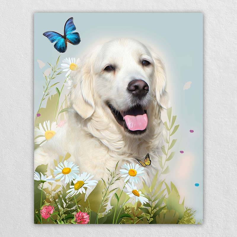 Turn Your Dog Pet Into A Portrait