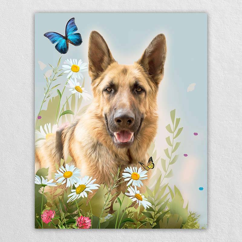 Turn Your Dog Pet Into A Portrait