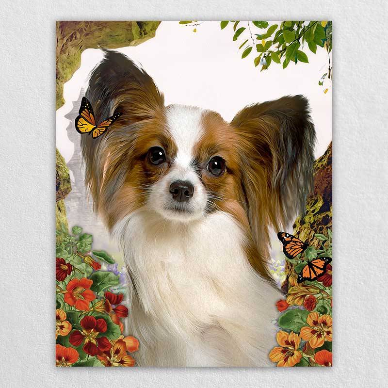 Custom Pet Artwork Pet Dog Love Wall Art