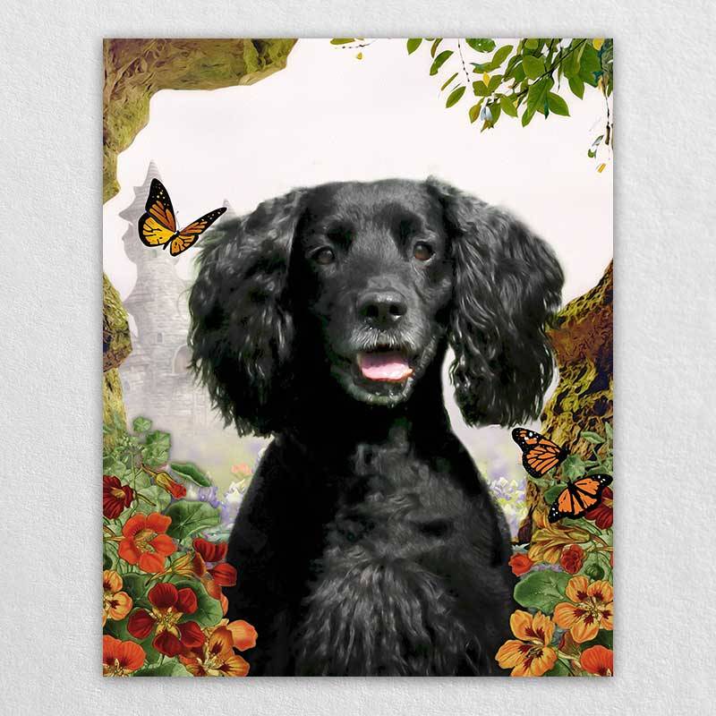 Custom Pet Artwork Pet Dog Love Wall Art