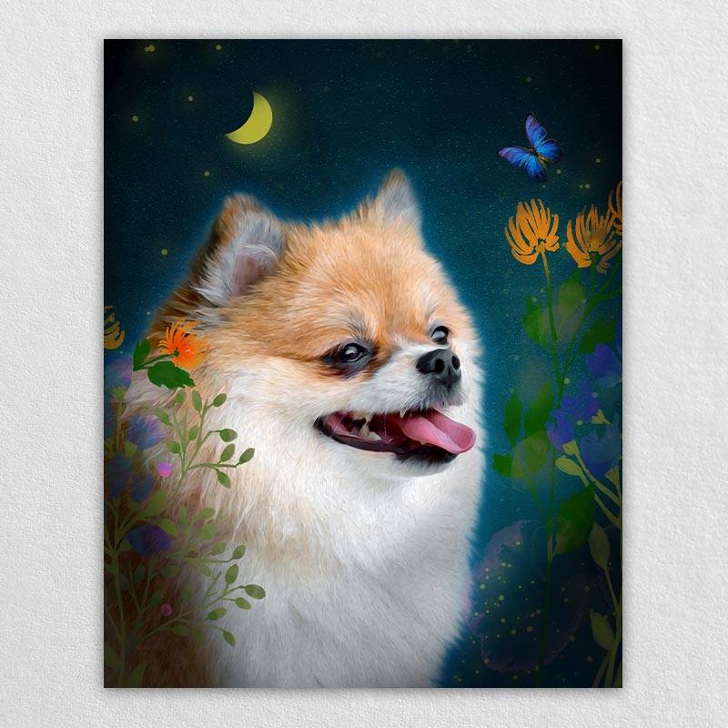 Pet Cat Dog Print Painting Animal Canvas