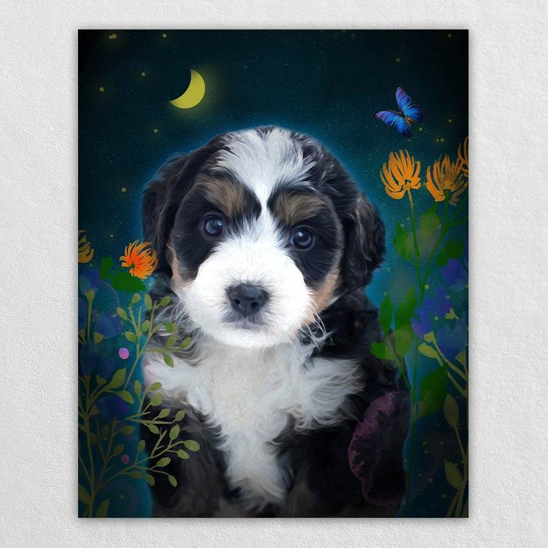 Pet Cat Dog Print Painting Animal Canvas